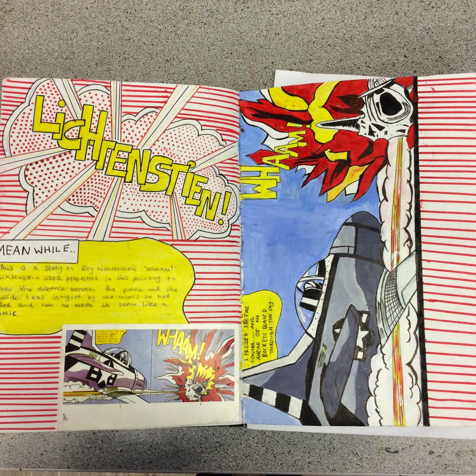 Art Year 10 Blog Examples of artist study pages